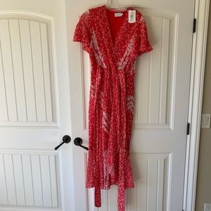 Tanya Taylor Red/Pink S19d773020 Casual Maxi Dress